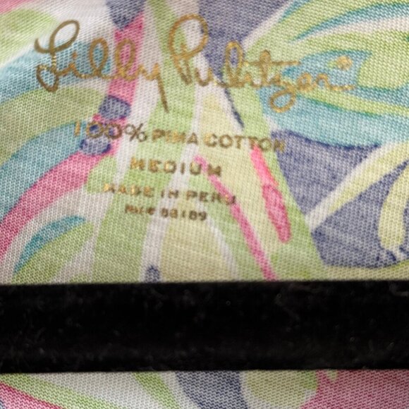 Lilly Pulitzer Pima Cotton Shift Dress M Paisley - Picture 4 of 7